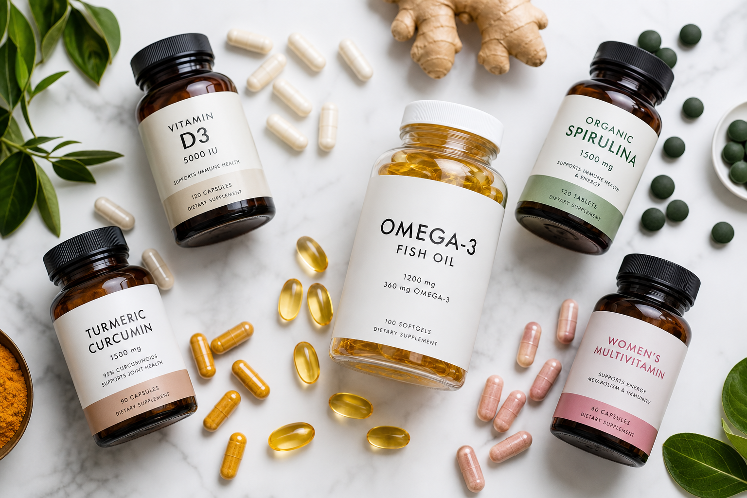 Compléments alimentaires GP Solutions — capsules, gélules, ampoules