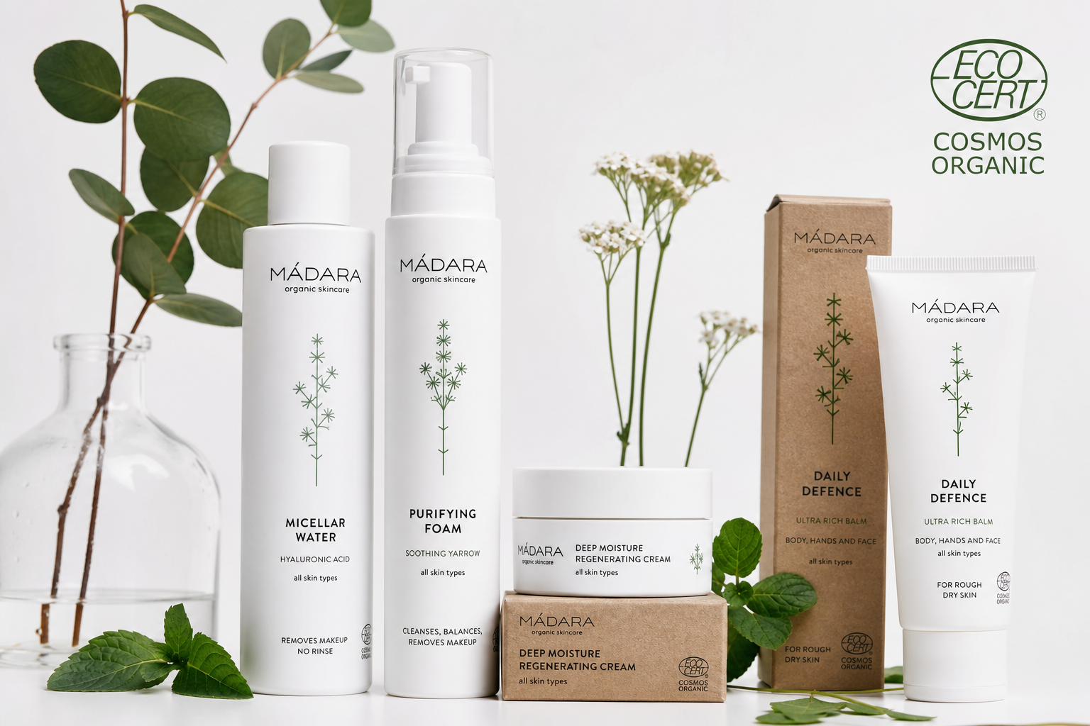 Cosmétiques naturels bio certifiés Ecocert Cosmos Organic