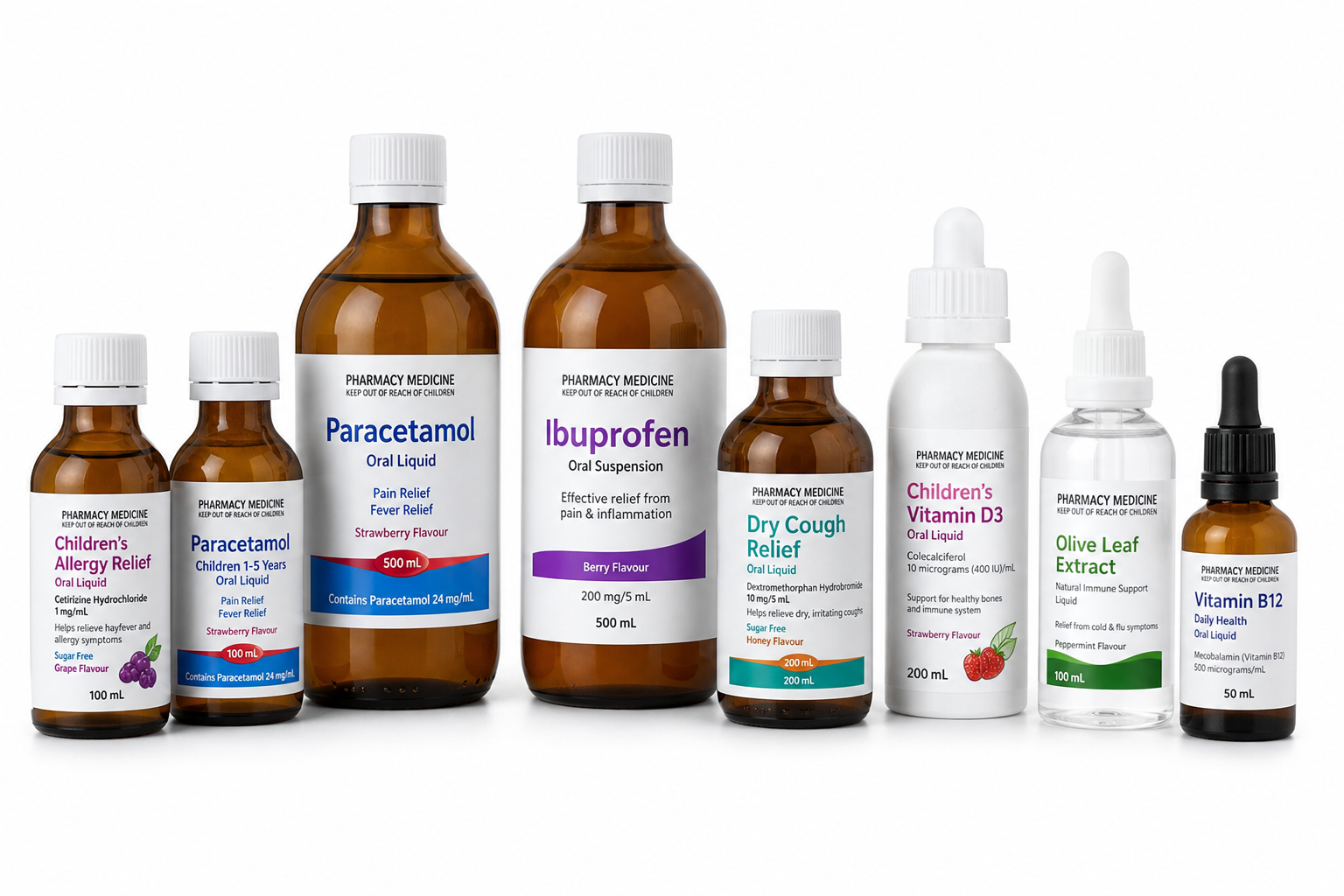 Flacons liquides pharmaceutiques — verre et PET